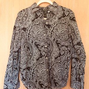 Ralph Lauren Paisley Button Down Shirt